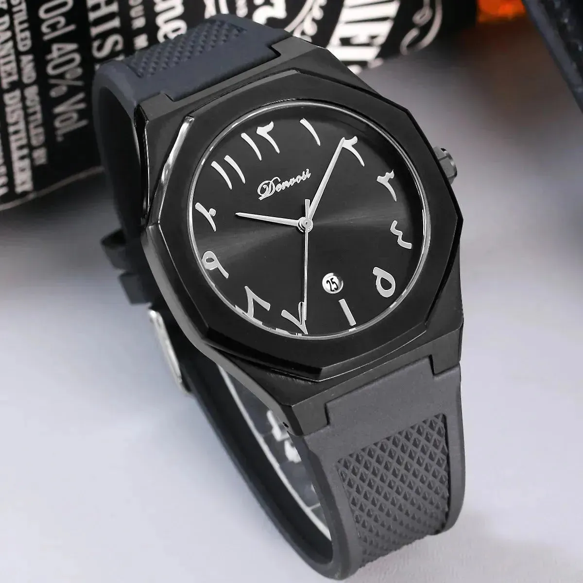 Danfu Silicone Strap Men's  Simple Fashion Quartz Watch