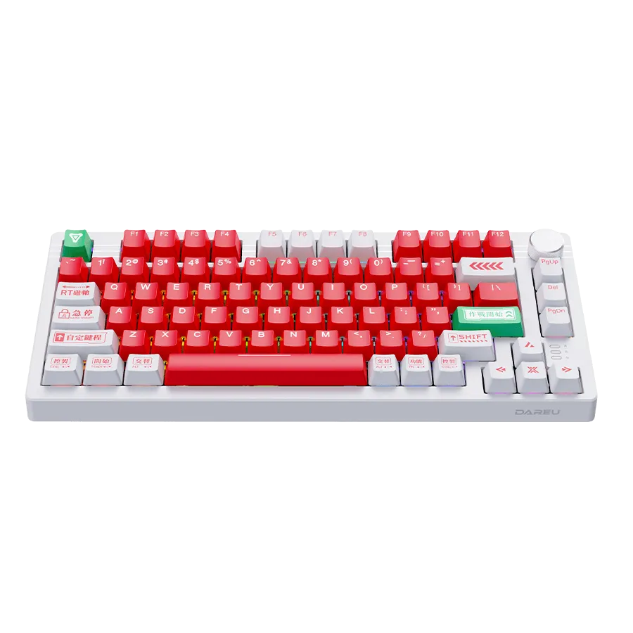 DAREU EK75 RT | Compact  75-Key Wired RGB Magnetic Hotswap Keyboard