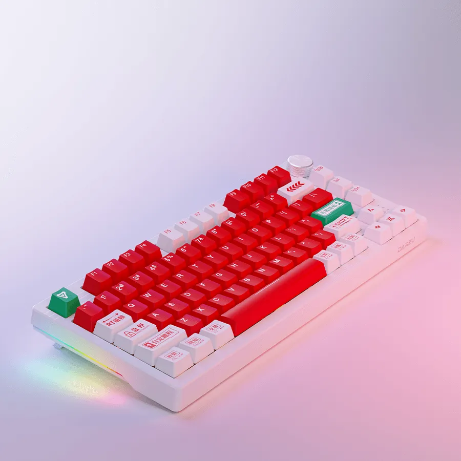 DAREU EK75 RT | Compact  75-Key Wired RGB Magnetic Hotswap Keyboard