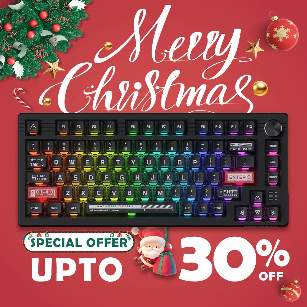 DAREU EK75 RT | Compact  75-Key Wired RGB Magnetic Hotswap Keyboard