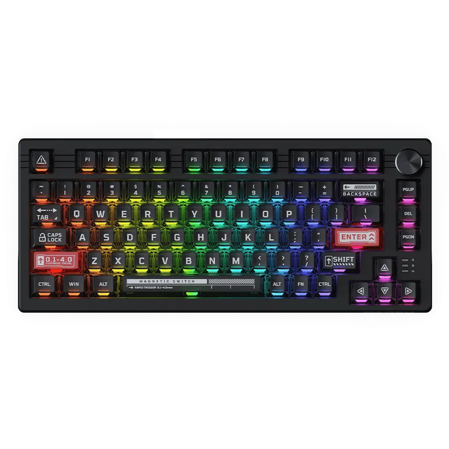 DAREU EK75 RT | Compact  75-Key Wired RGB Magnetic Hotswap Keyboard