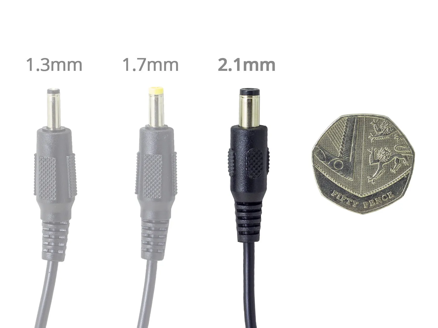 DC Power Extension Cable with 2.1mm/5.5mm Jack