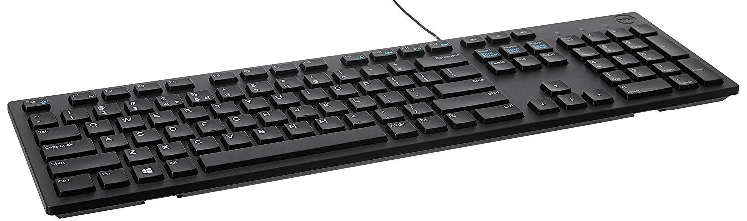 DELL Wired usb Keyboard KB216, Black