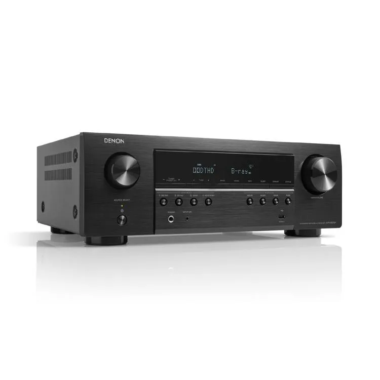 DENON AVRS670H | Récepteur AV cinéma maison 5.2 Canaux - HDMI 8K - Heos intégré - Bluetooth - Wi-Fi - Noir