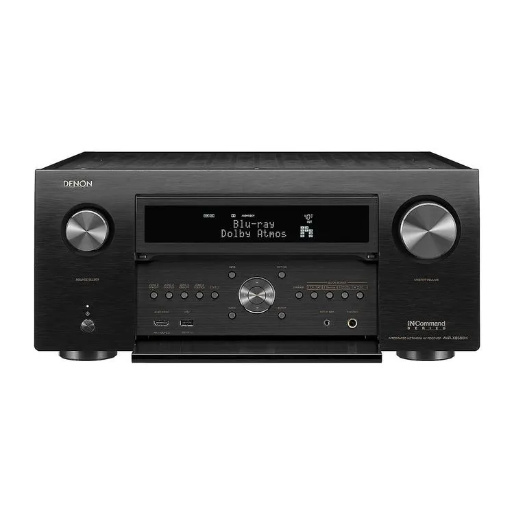 Denon AVRX8500HA | Récepteur AV 13.2 canaux - Réseau - Cinéma maison - Amplificateur de puissance monolithique - Bluetooth - Wi-Fi - 8K - HEOS - Noir