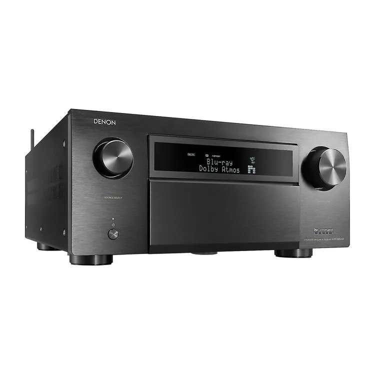 Denon AVRX8500HA | Récepteur AV 13.2 canaux - Réseau - Cinéma maison - Amplificateur de puissance monolithique - Bluetooth - Wi-Fi - 8K - HEOS - Noir