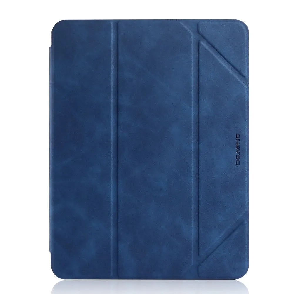 DG.MING See series iPad 10.2 (2021) / (2020) / (2019) leather flip case - Blue