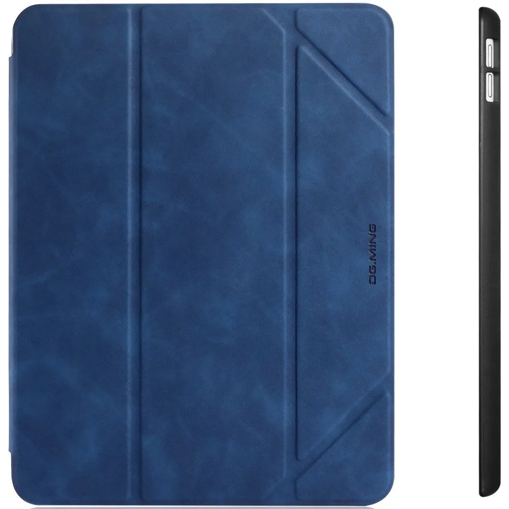 DG.MING See series iPad 10.2 (2021) / (2020) / (2019) leather flip case - Blue