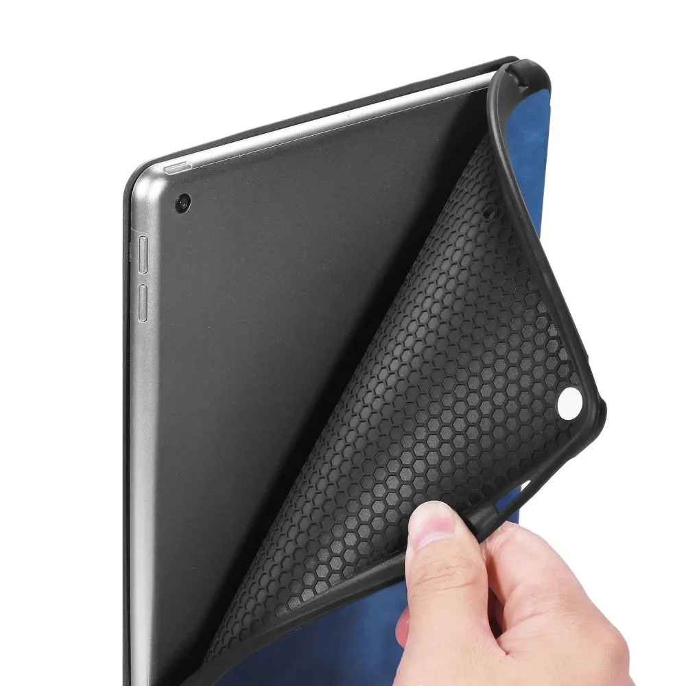 DG.MING See series iPad 10.2 (2021) / (2020) / (2019) leather flip case - Blue