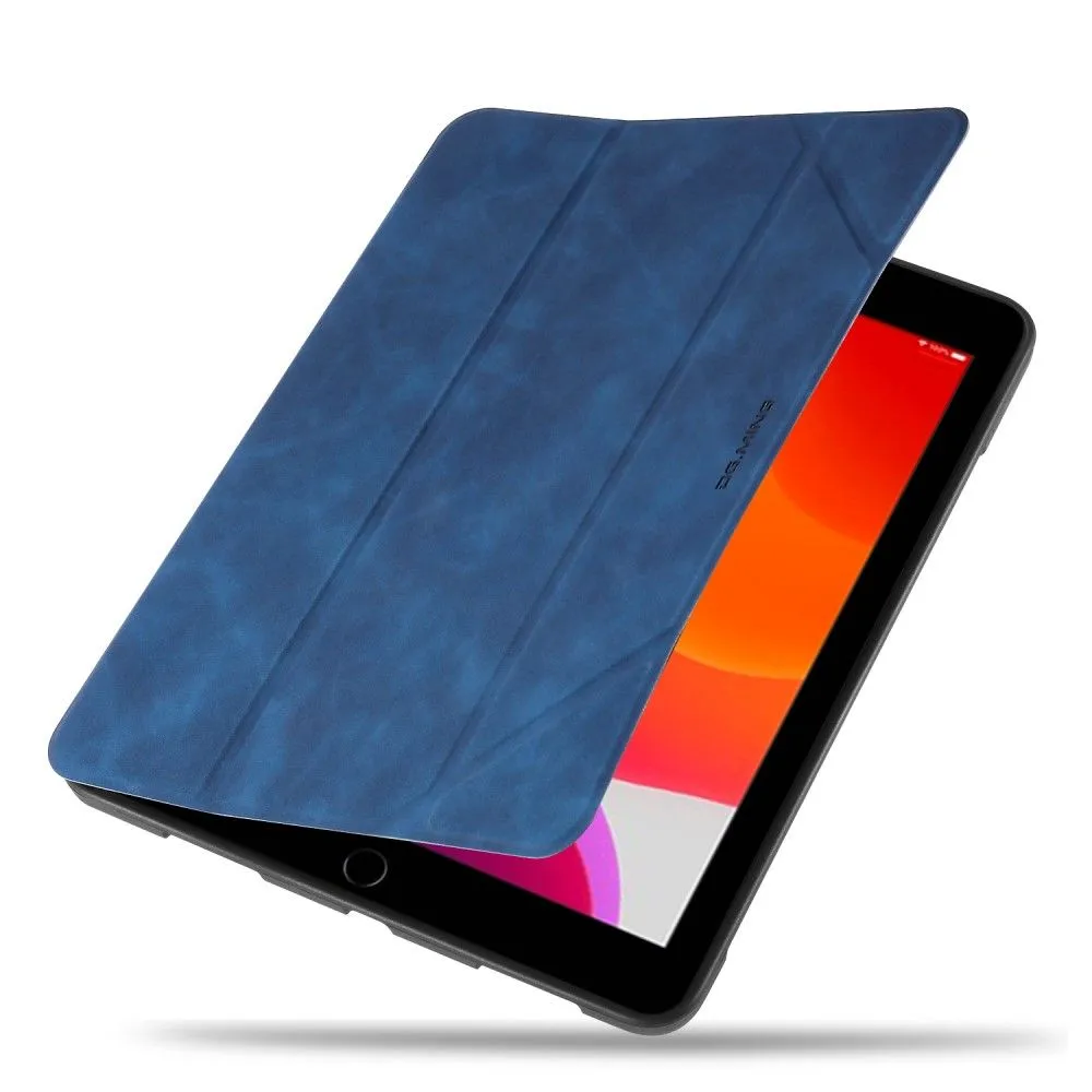 DG.MING See series iPad 10.2 (2021) / (2020) / (2019) leather flip case - Blue