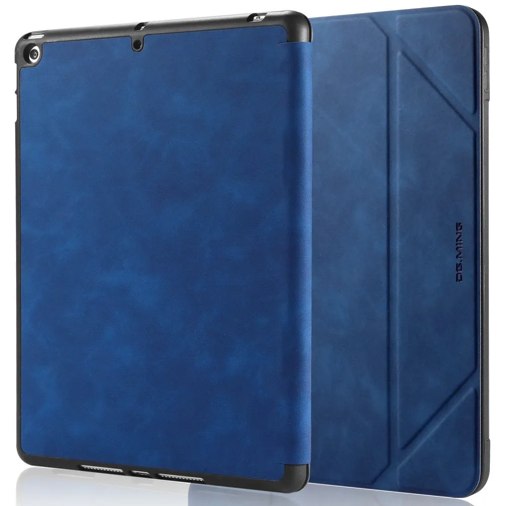 DG.MING See series iPad 10.2 (2021) / (2020) / (2019) leather flip case - Blue