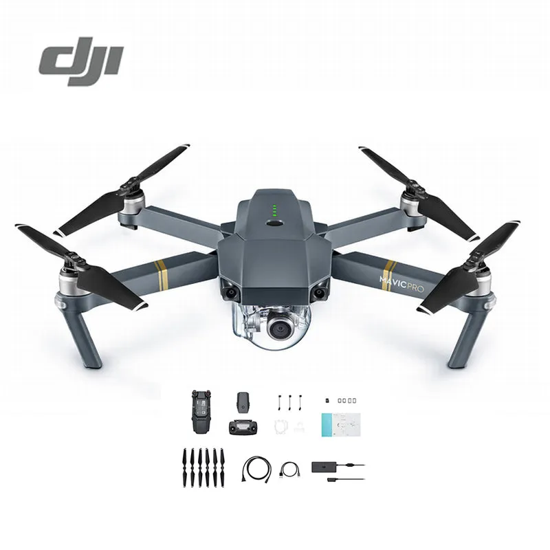 DJI Mavic Pro Camera Drone 1080P with 4K Video RC Helicopter FPV Quadcopter Standard Package Original