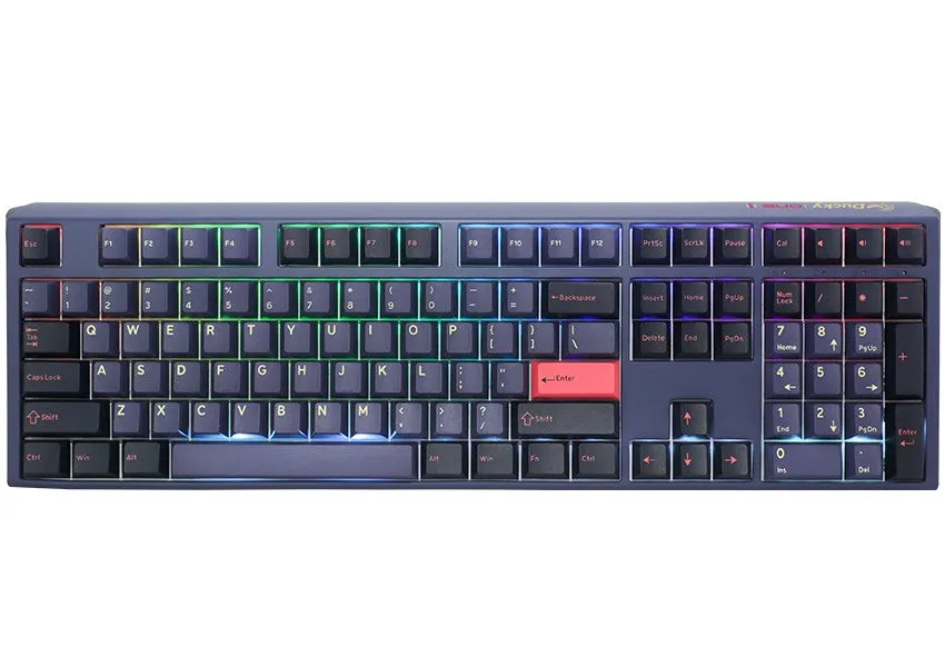 Ducky One 3 Cosmic Blue Gaming Keyboard, Rgb Led - Mx-Brown