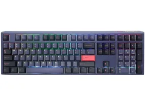 Ducky One 3 Cosmic Blue Gaming Keyboard, Rgb Led - Mx-Silent-Red