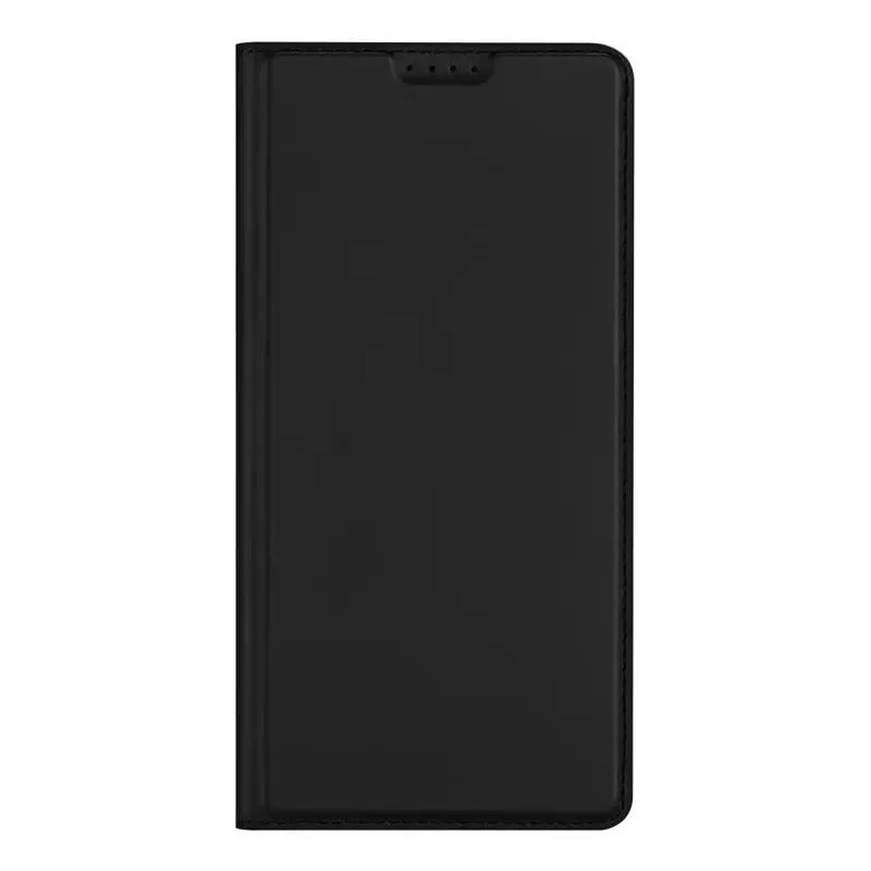 DUX DUCIS Faux Leather Wallet Smart Flip Case for Huawei Honor X9c / X60 - Black