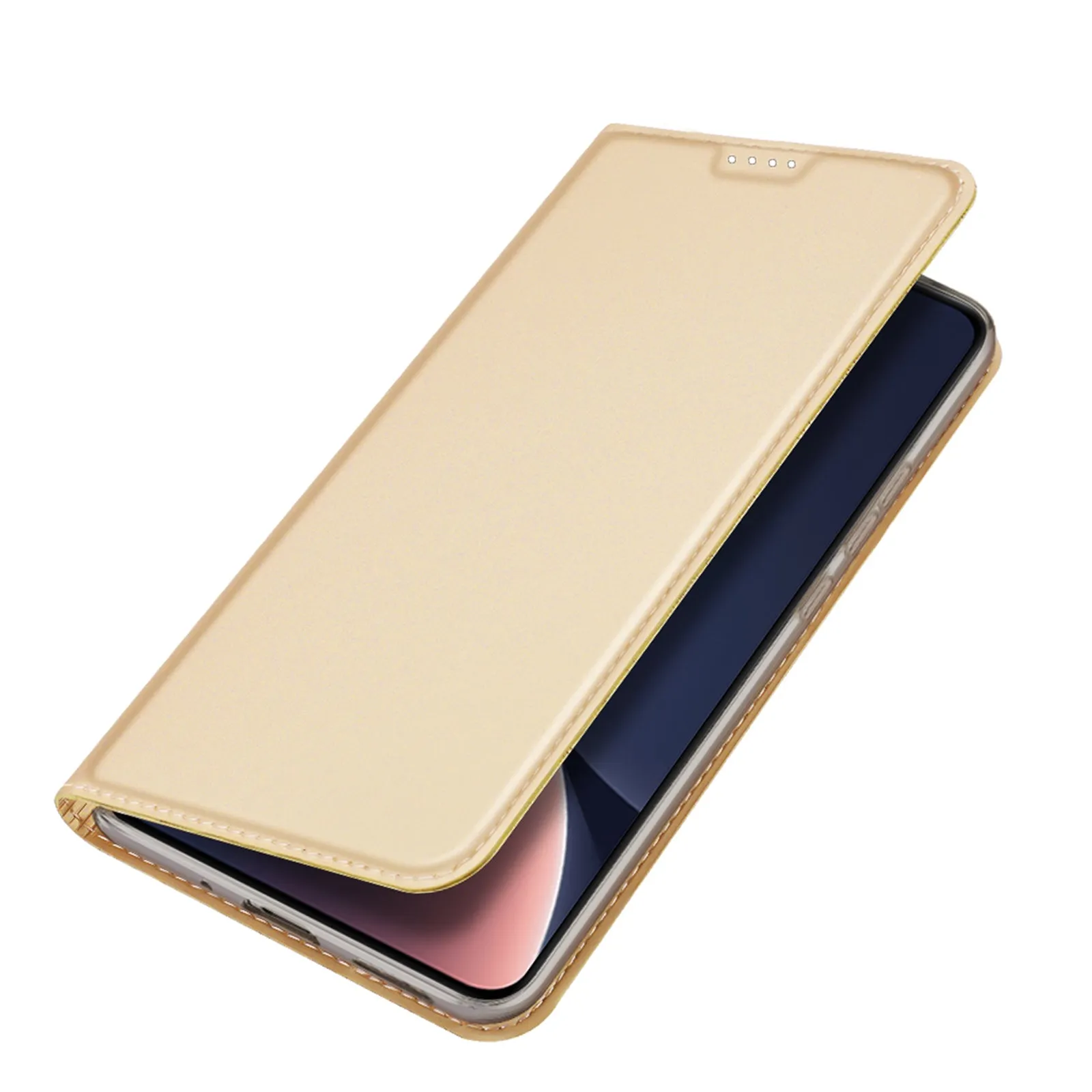 DUX DUCIS Skin Pro Faux Leather Wallet Flip Case for Xiaomi 13 - Gold