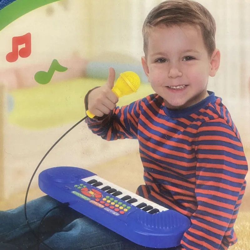 Electronic Musical Learning Keyboard Piano For Kids With Microphone Bo-16B