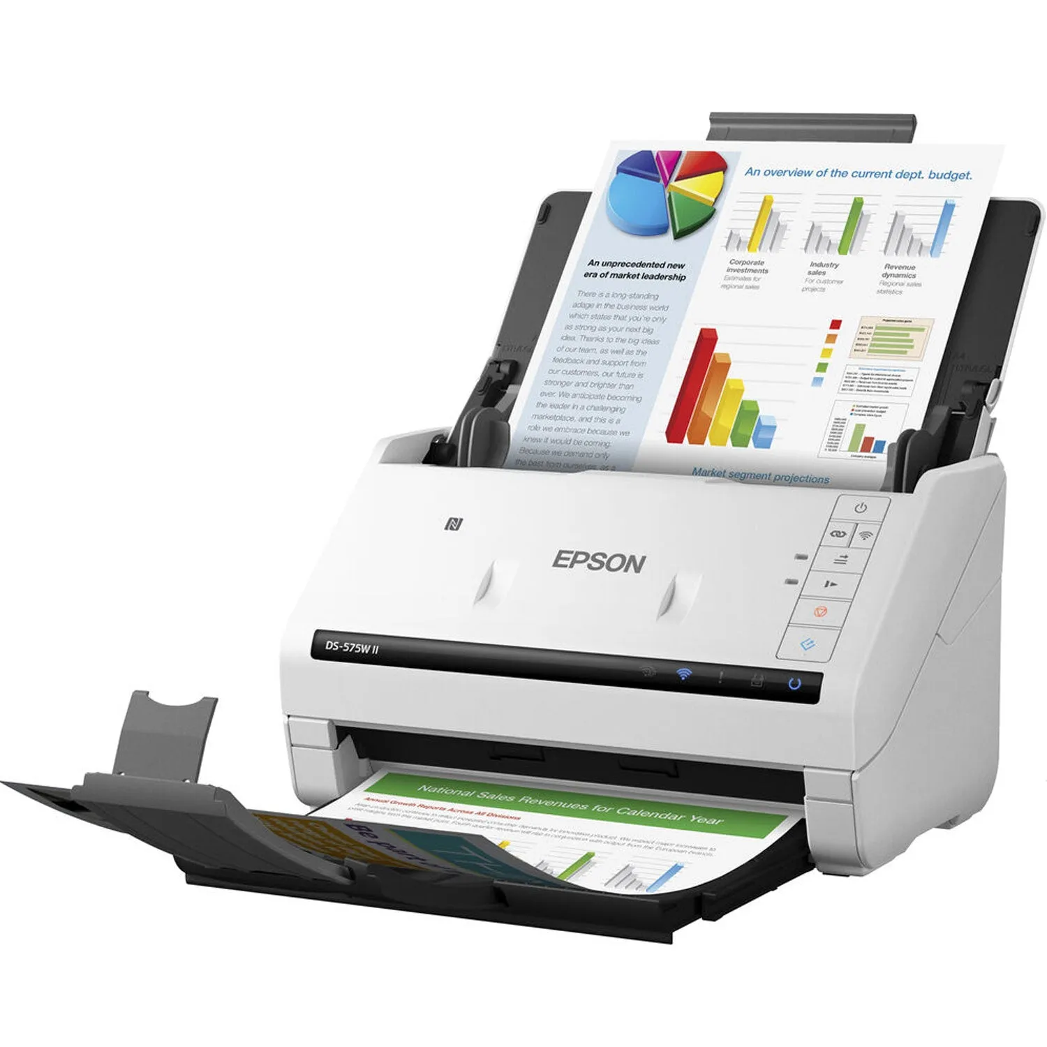 Epson DS-575W II Contact Image Sensor CIS Duplex Document Scanner