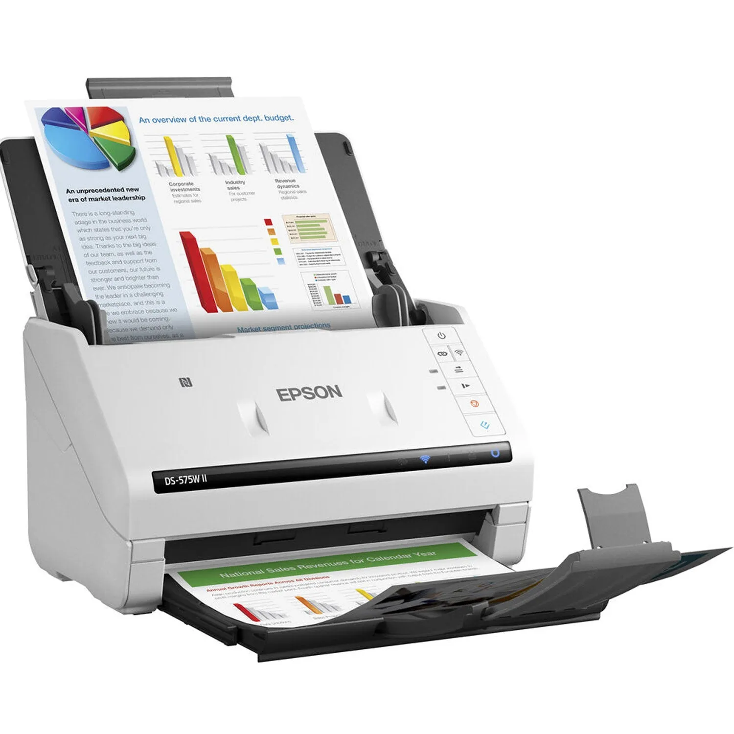 Epson DS-575W II Contact Image Sensor CIS Duplex Document Scanner