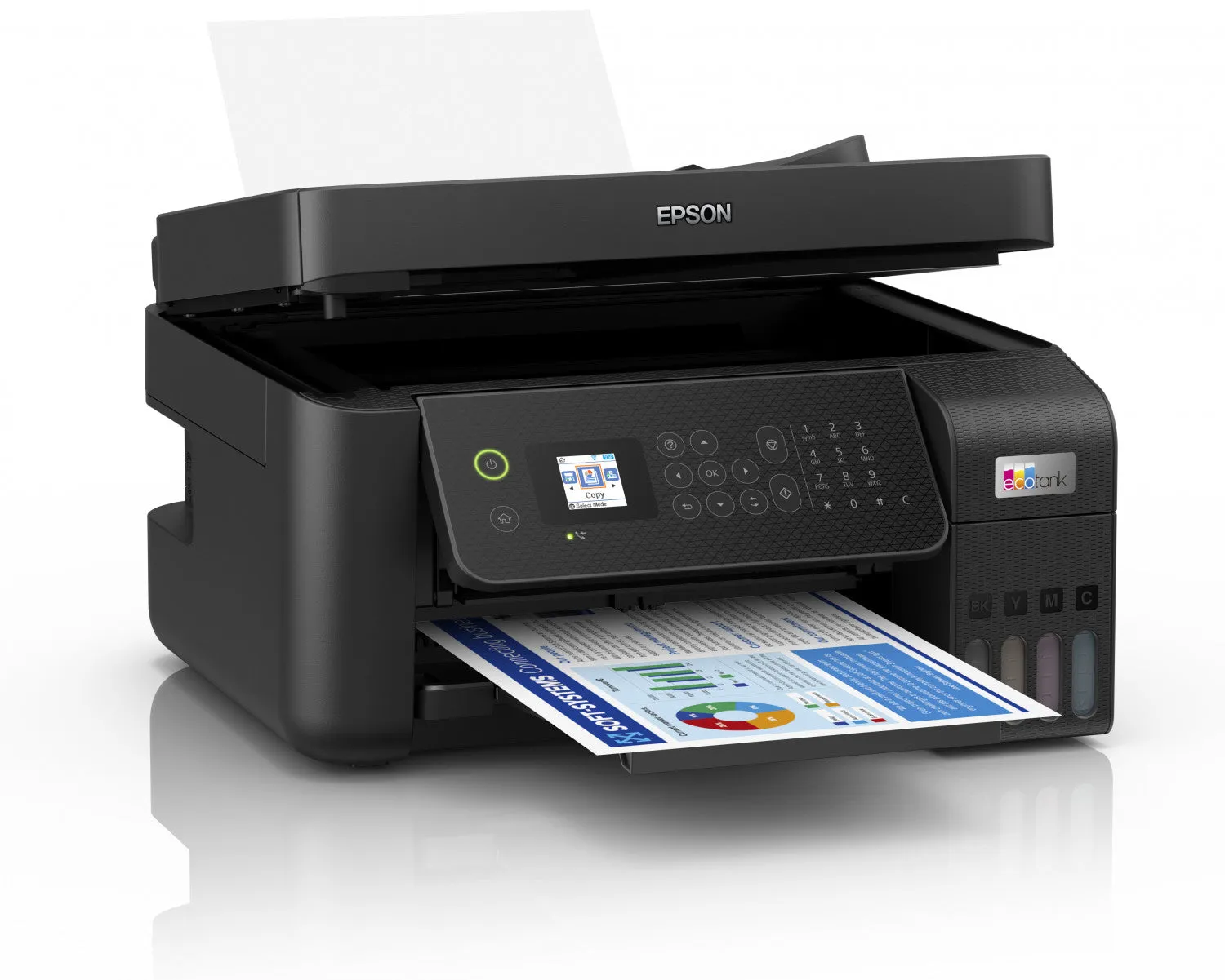 Epson Ecotank Et-4800  Et 4800 Et4800 - Multifunction Printer - Colour - Ink-Jet - Refillable - A4 (Media) - Up To 10 Pp