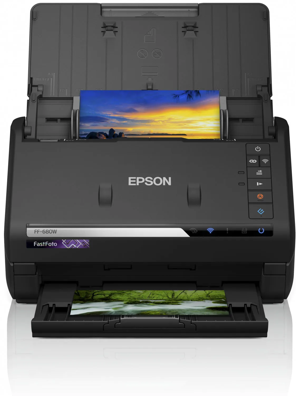 Epson Fastfoto Ff-680W - Document Scanner - Contact Image Sensor (Cis) - Duplex - A4 - 600 Dpi X 600 Dpi - Up To 45 Ppm