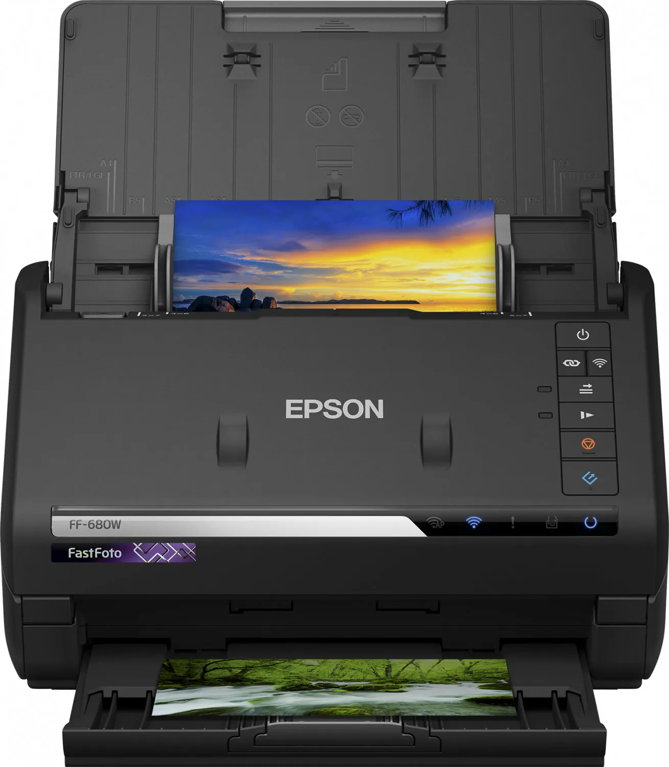 Epson Fastfoto Ff-680W - Document Scanner - Contact Image Sensor (Cis) - Duplex - A4 - 600 Dpi X 600 Dpi - Up To 45 Ppm