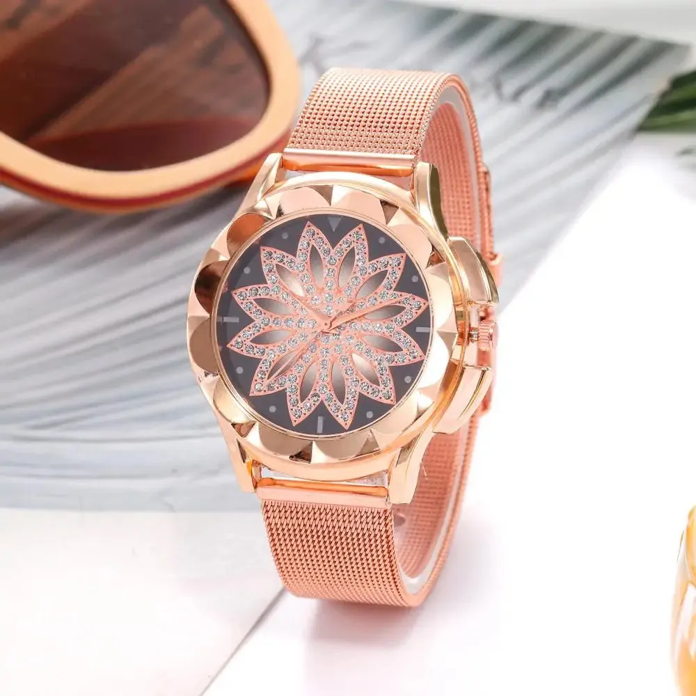 Fleura Rhinestone Watch