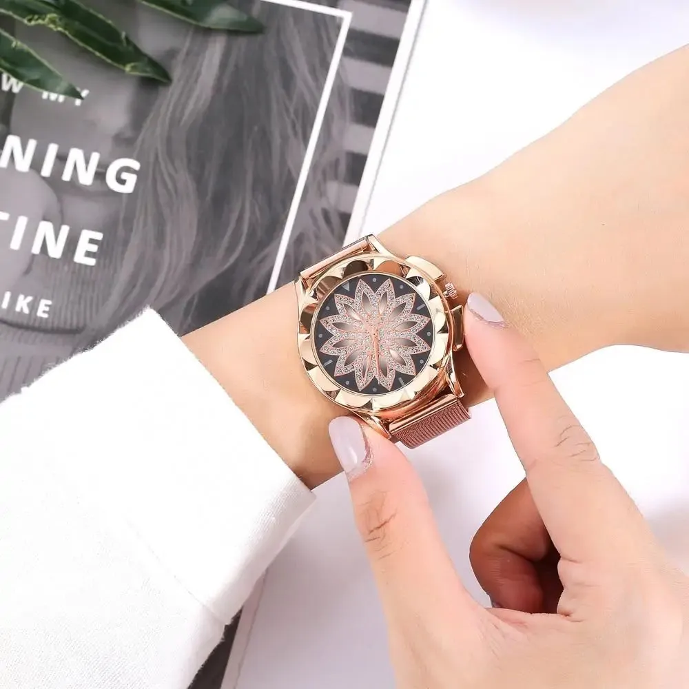 Fleura Rhinestone Watch