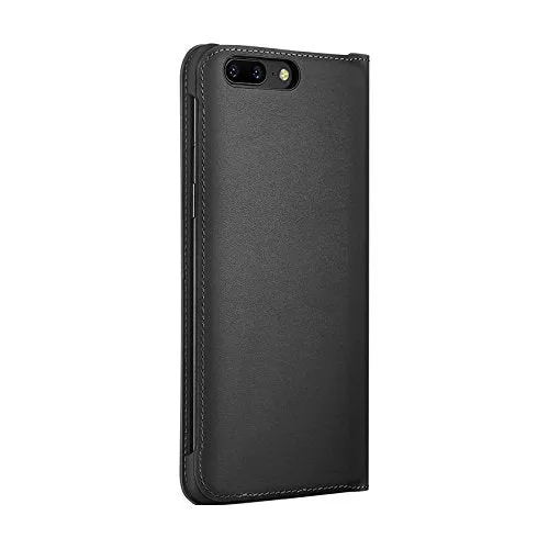 For One Plus 5 Flip Cover Pu Leather Flip Case Smart Leather Cover With Sleep Wake Up Card Slot For One Plus 5 (1 5)