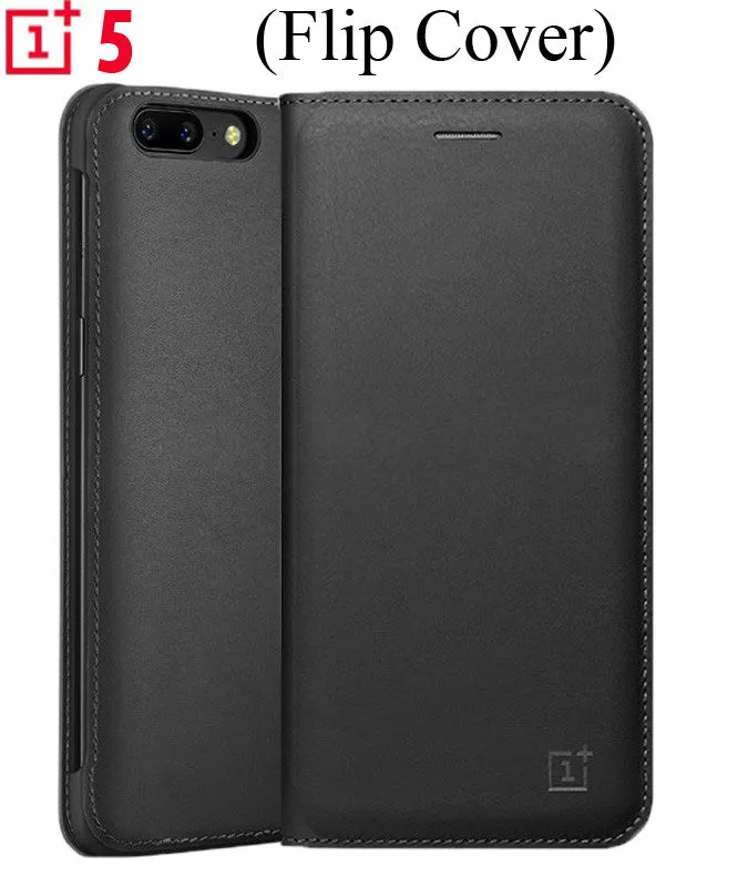 For One Plus 5 Flip Cover Pu Leather Flip Case Smart Leather Cover With Sleep Wake Up Card Slot For One Plus 5 (1 5)