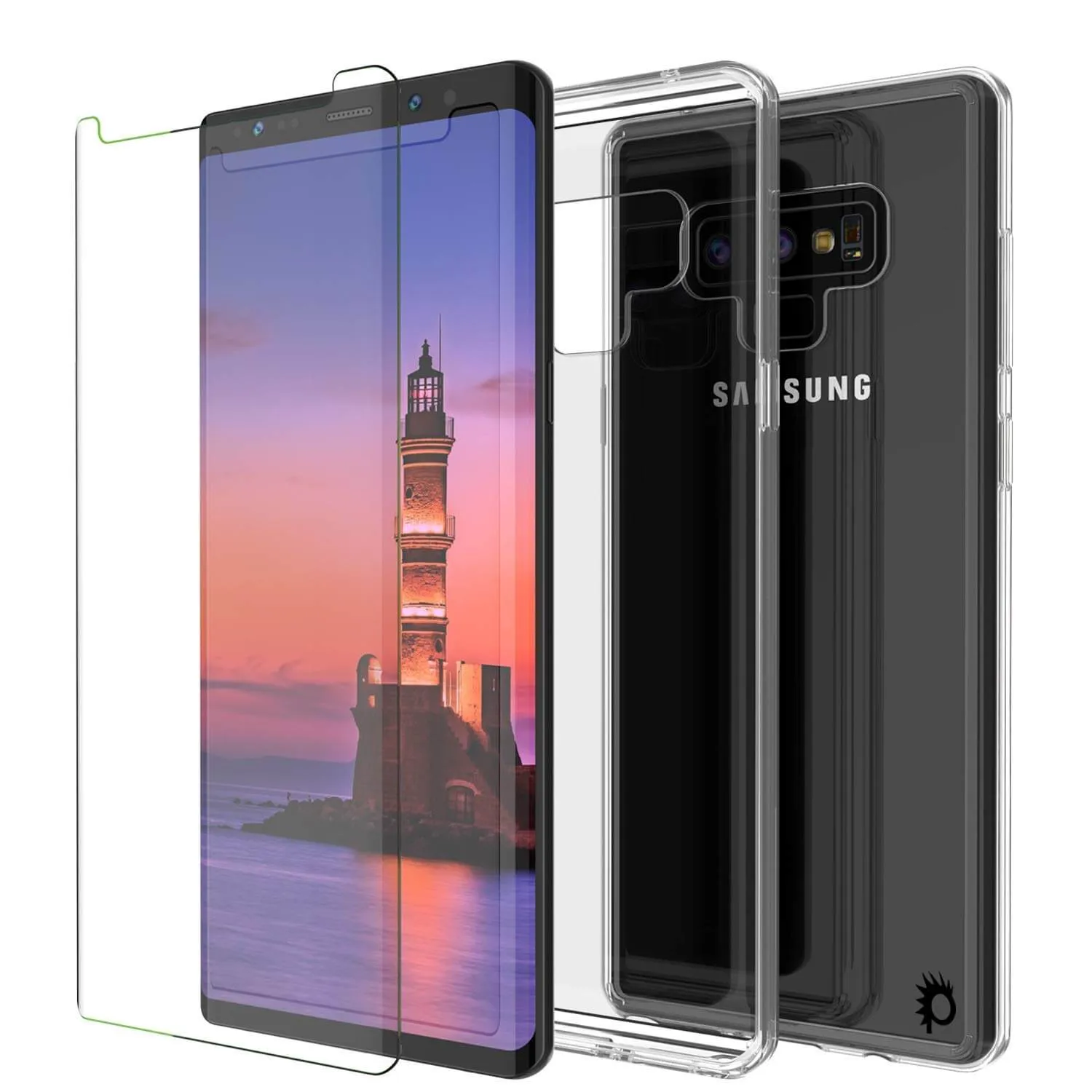 Galaxy Note 9 Punkcase Lucid-2.0 Series Slim Fit Armor Clear Case Cover