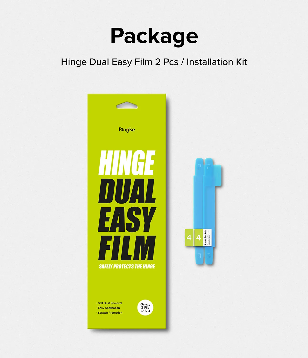 Galaxy Z Flip 6/5/4 Screen Protector | Hinge Dual Easy Film