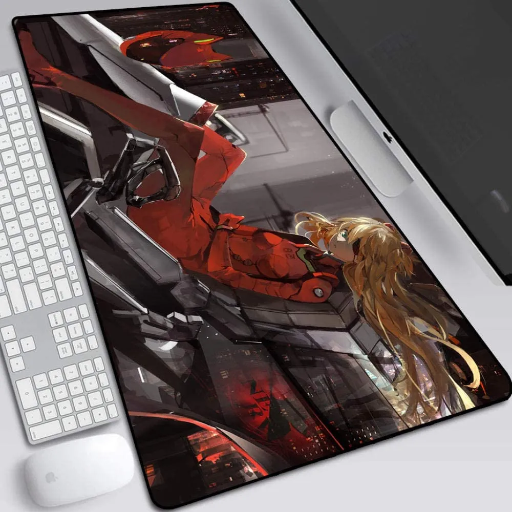 Gaming Mouse Pad New Century Evangelion EVA Anime Gaming Keyboard Pad Cafe Mouse Pad