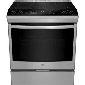 GE Profile Cuisinière encastrable électrique induction de 30 po. avec technology convection européenne véritable PCHS920YMFS