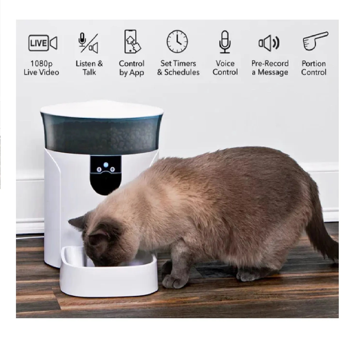 GEENI PetConnect Automatic Feeder with Camera - 7L