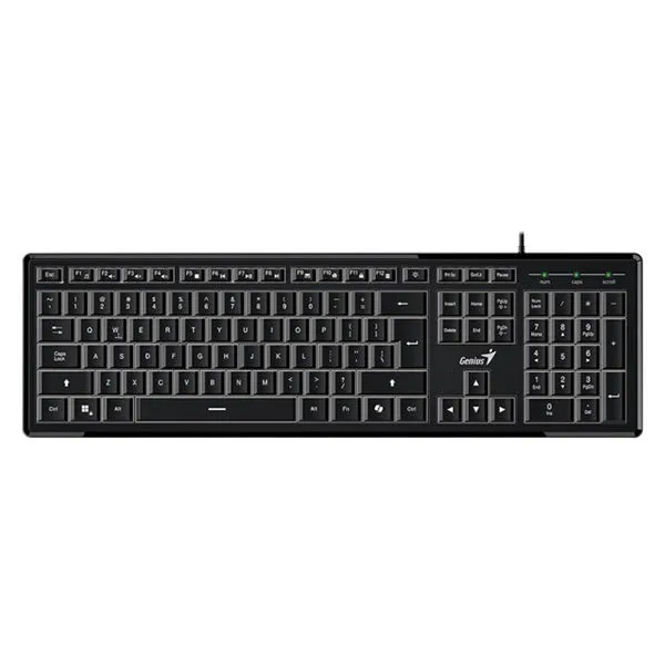 Genius SlimStar 820 llluminated Slim USB Keyboard with AI Copilot Key