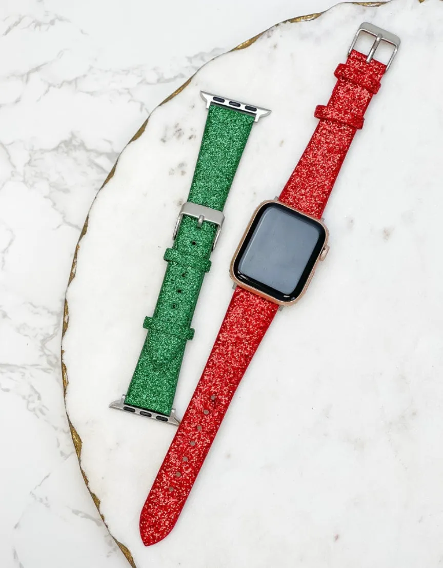 Glitter apple watch bands