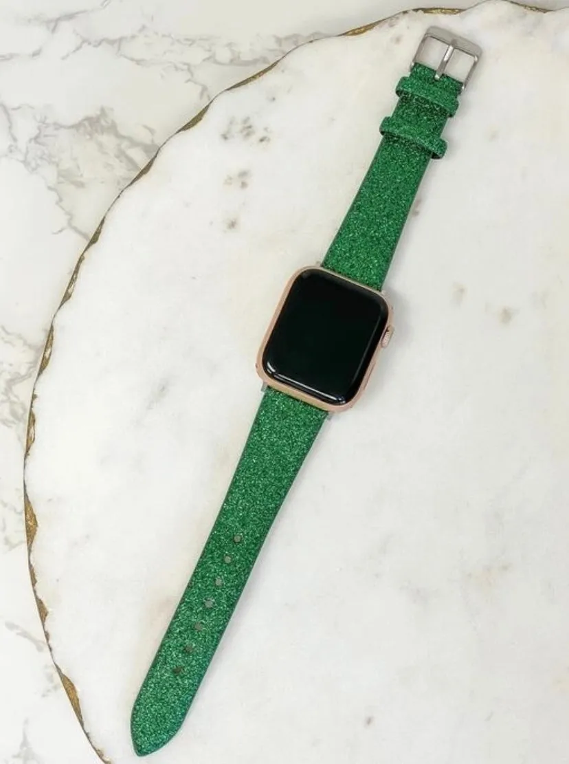 Glitter apple watch bands