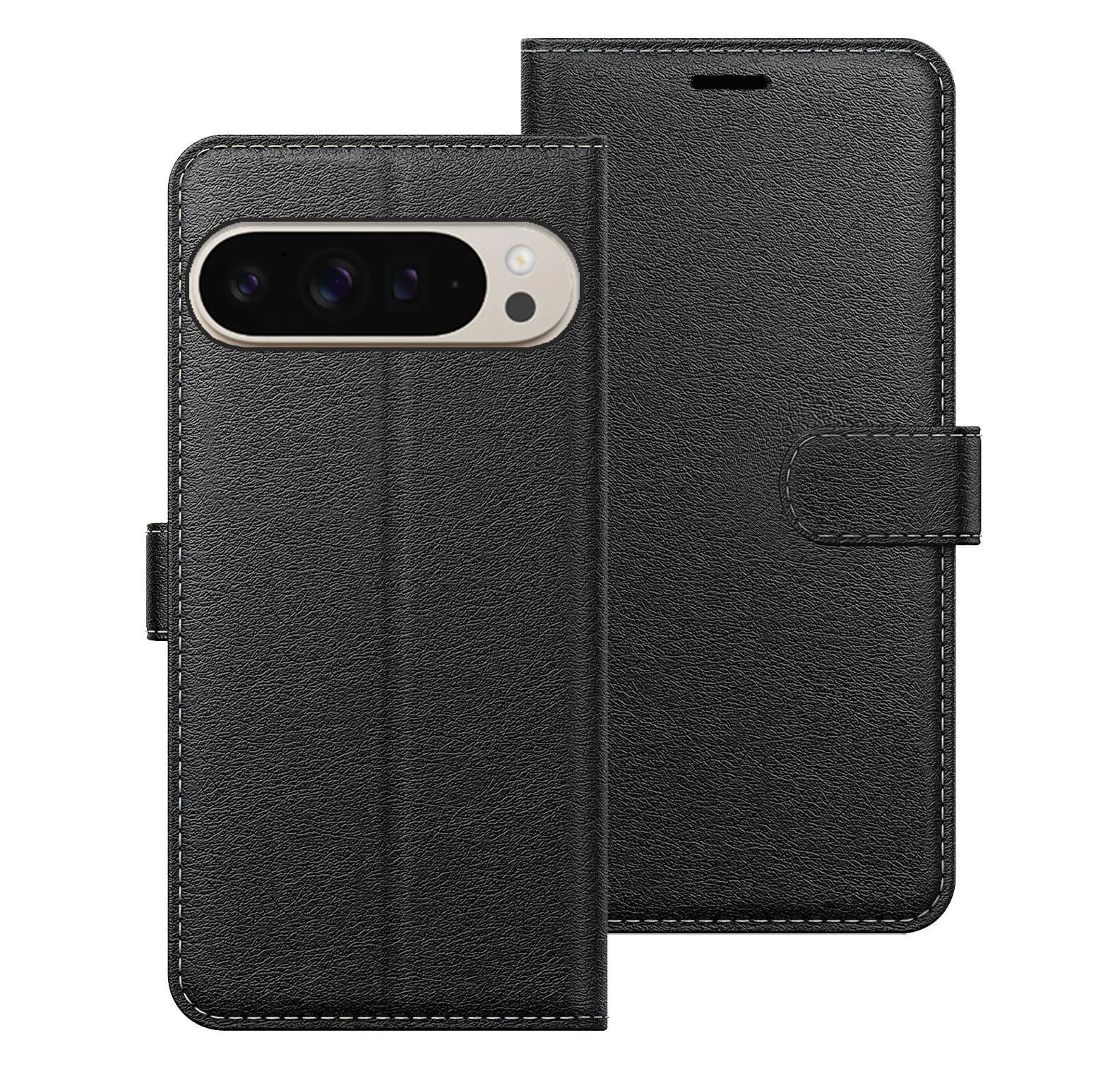 Google Pixel 9 Case Cover Flip Folio Leather Wallet Credit Card Slot