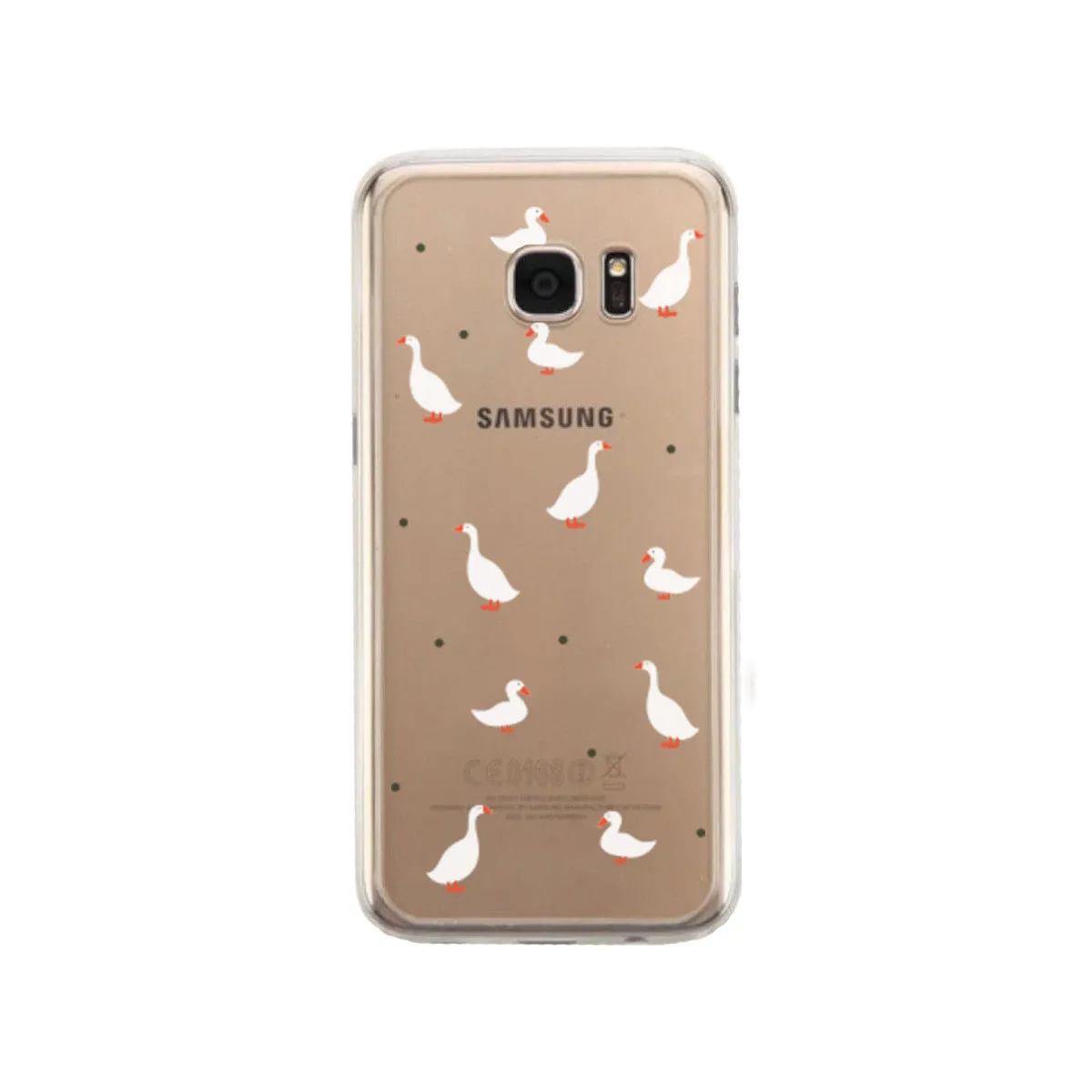 Gooses Pattern Phone Case Cute Clear Phonecase