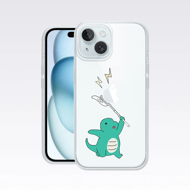 Green Dragon With Net Clear Silicon Cover