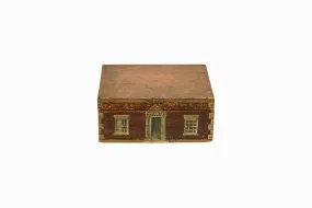 Hand painted vintage decorative box-4