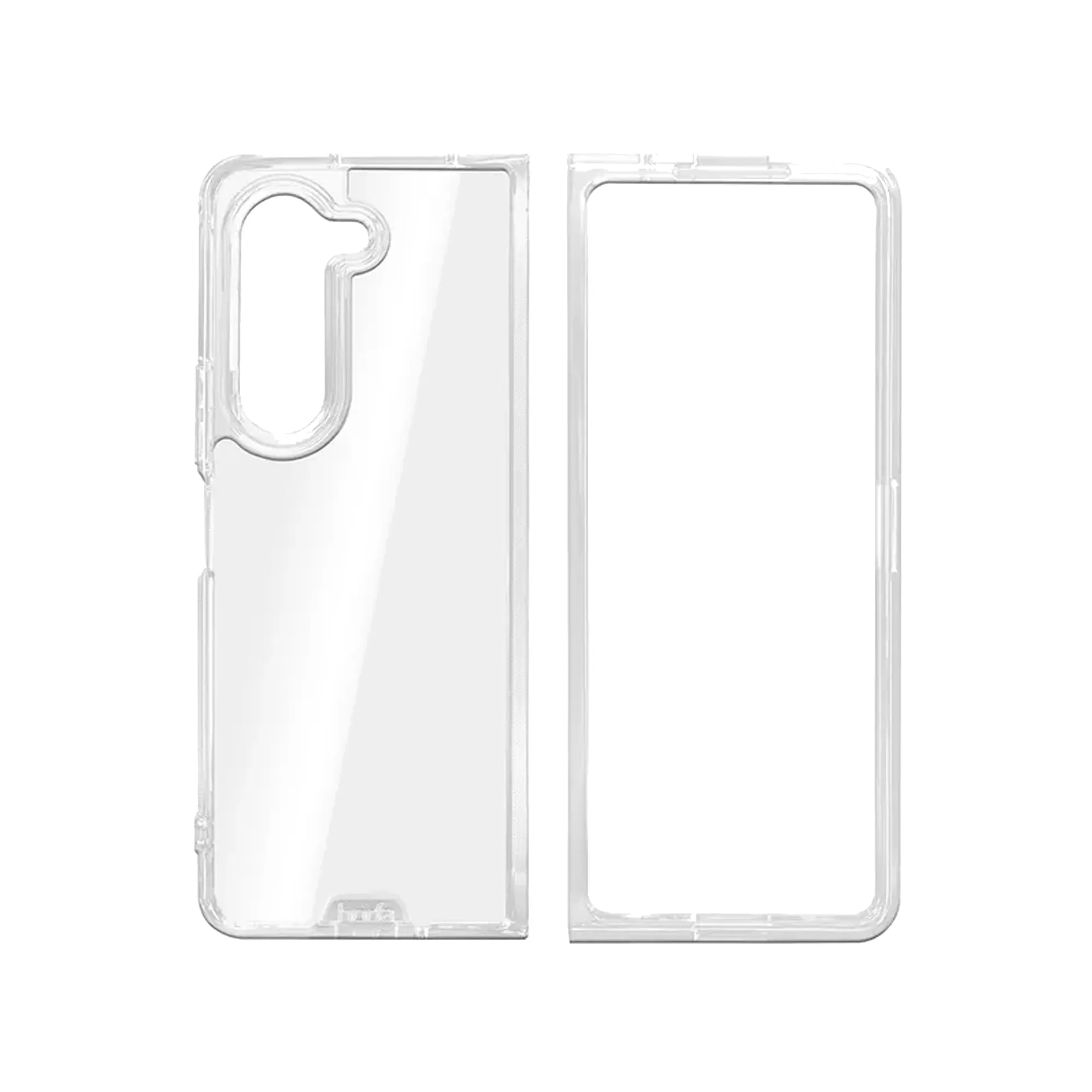 Hoda Crystal Pro Glass Case Military Standard for Samsung Z Flip 5 / Z Fold 5 - Clear