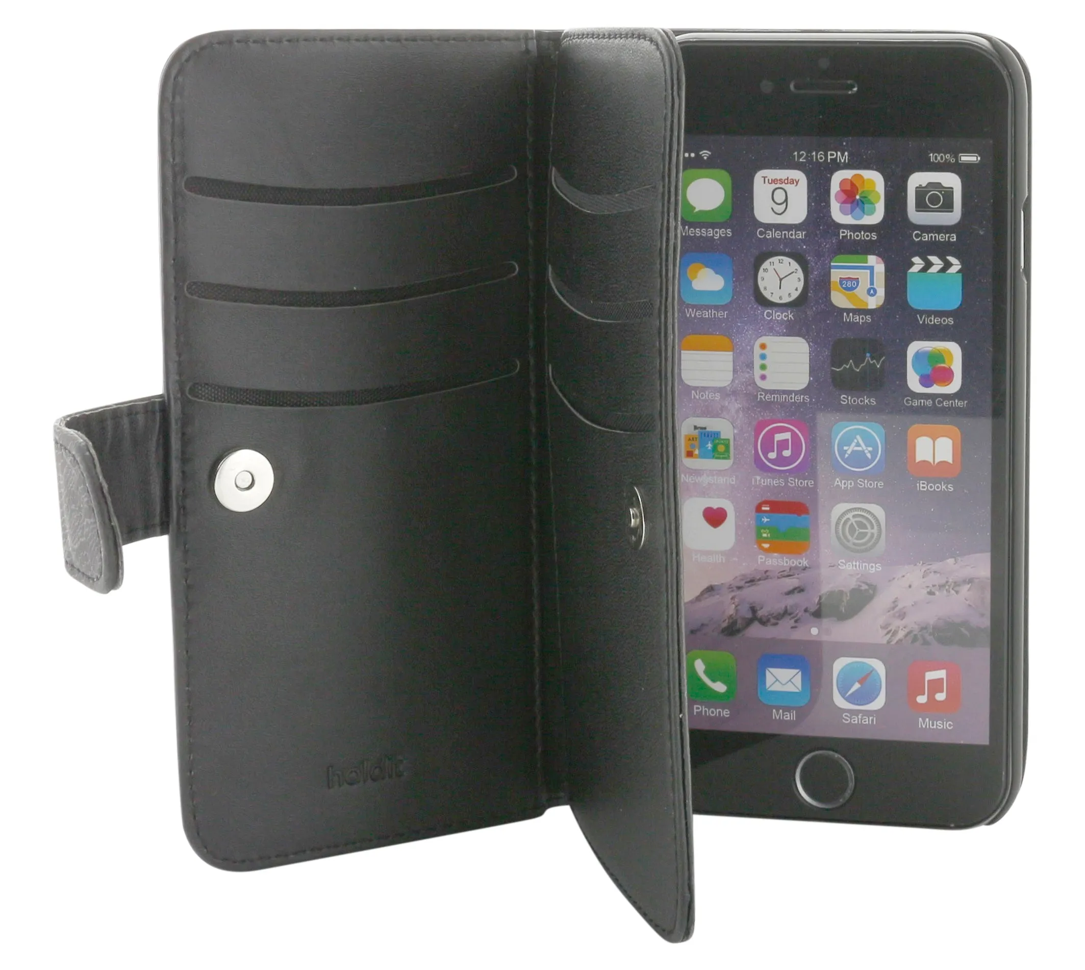 Holdit Wallet Case Extended II Laced Series for iPhone 6/6S (6 Card Pockets)