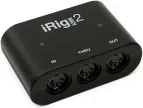 IK Multimedia iRig MIDI 2 MIDI Interface For iPhone, iPad, iPod Touch, Android and Mac/PC