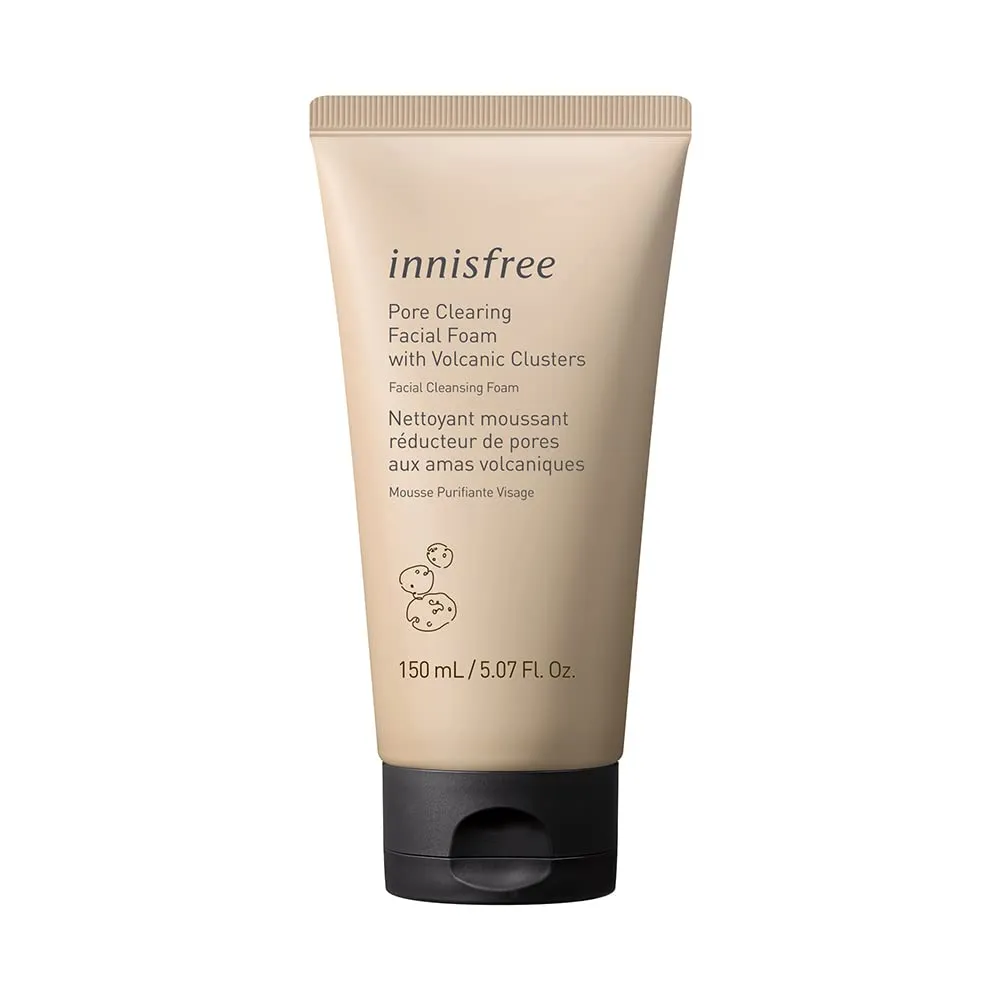 Innisfree Pore Clearing Facial Foam with Volcanic Clusters, 150mL