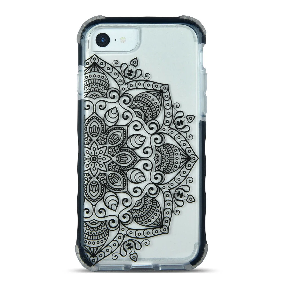 iOrigin iPhone 7 / iPhone 7 Plus Clear Bumper Case - Black Ornament