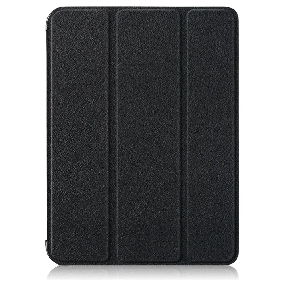 iPad Mini 6 (2021) slim tri-fold PU leather flip case with pen slot - Black