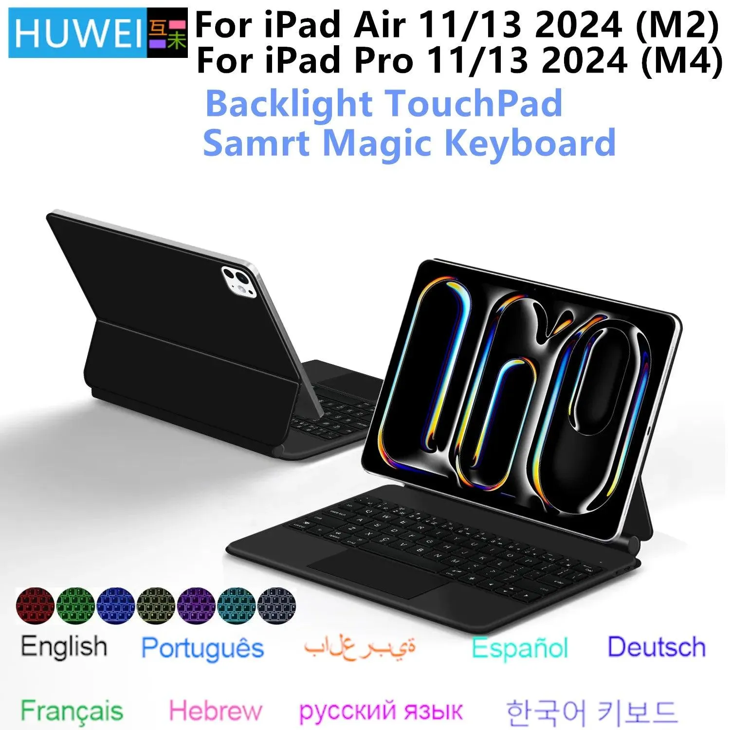 iPad Pro 11 2024 Magic Keyboard Smart Magnetic Case