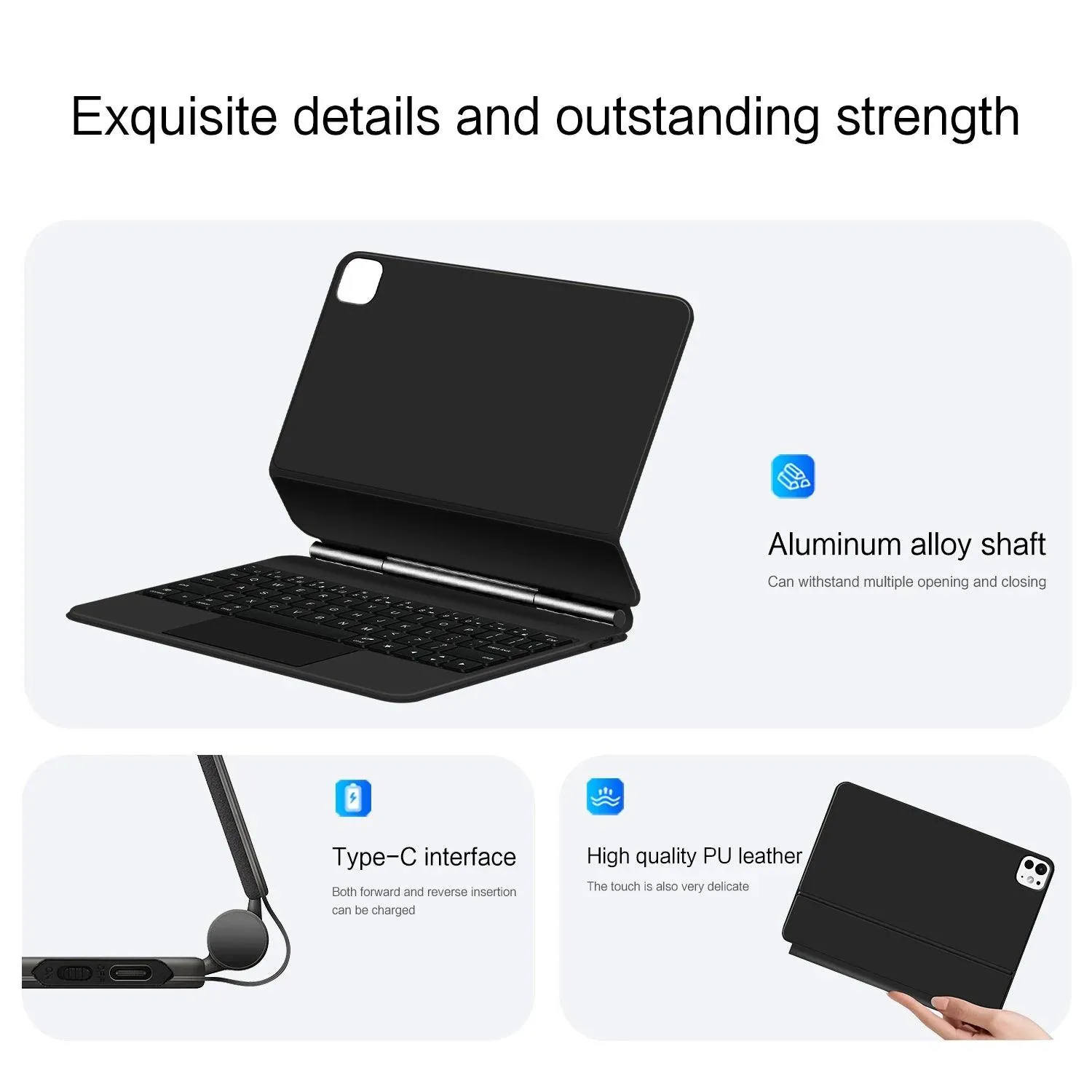 iPad Pro 11 2024 Magic Keyboard Smart Magnetic Case